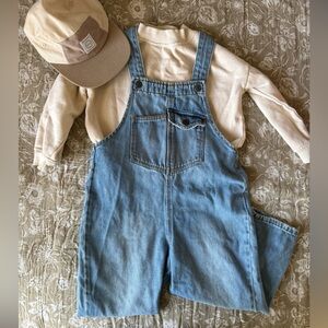Zara overalls outfit